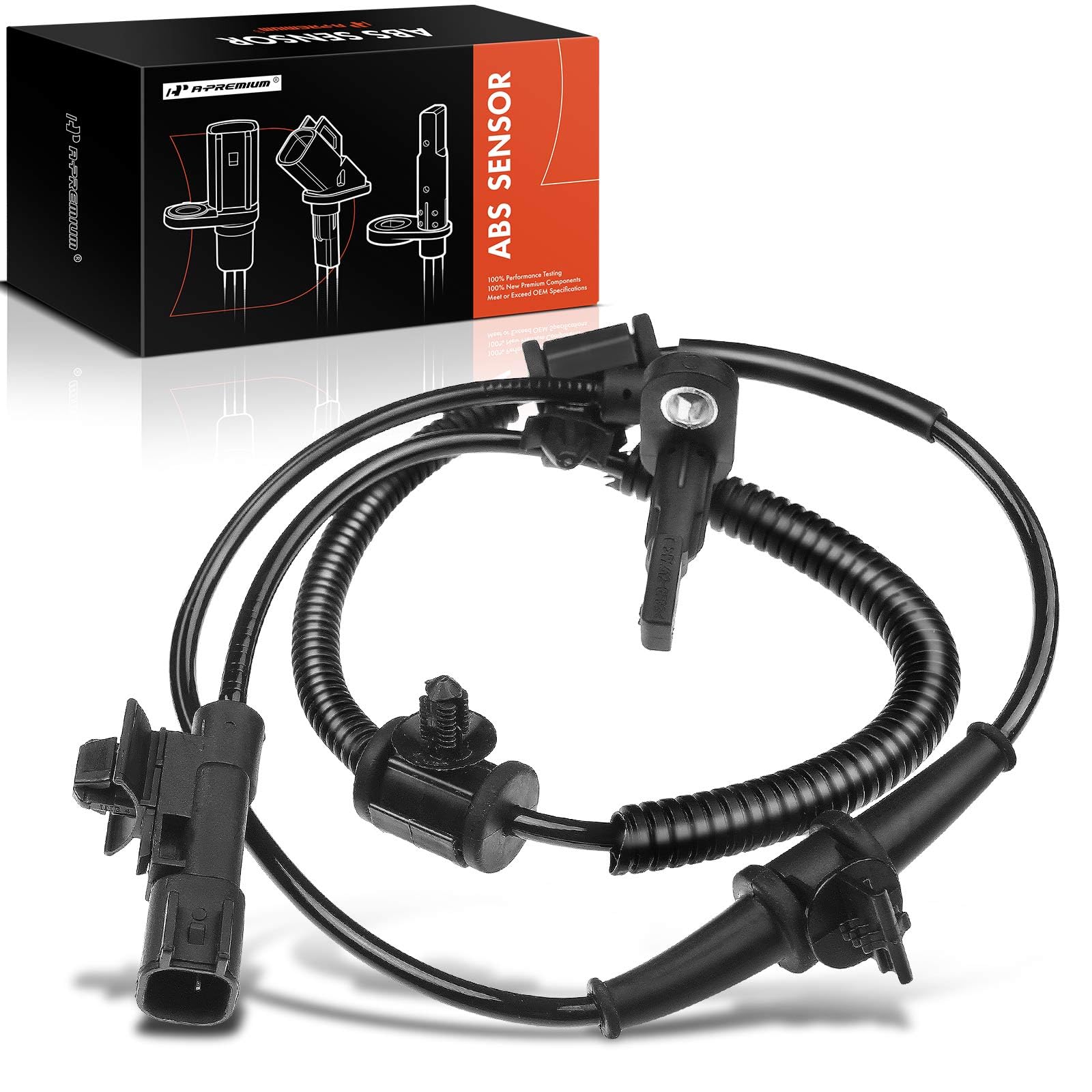 Wheel Speed Sensor Front HiSport 13470639 ABS Left & Right