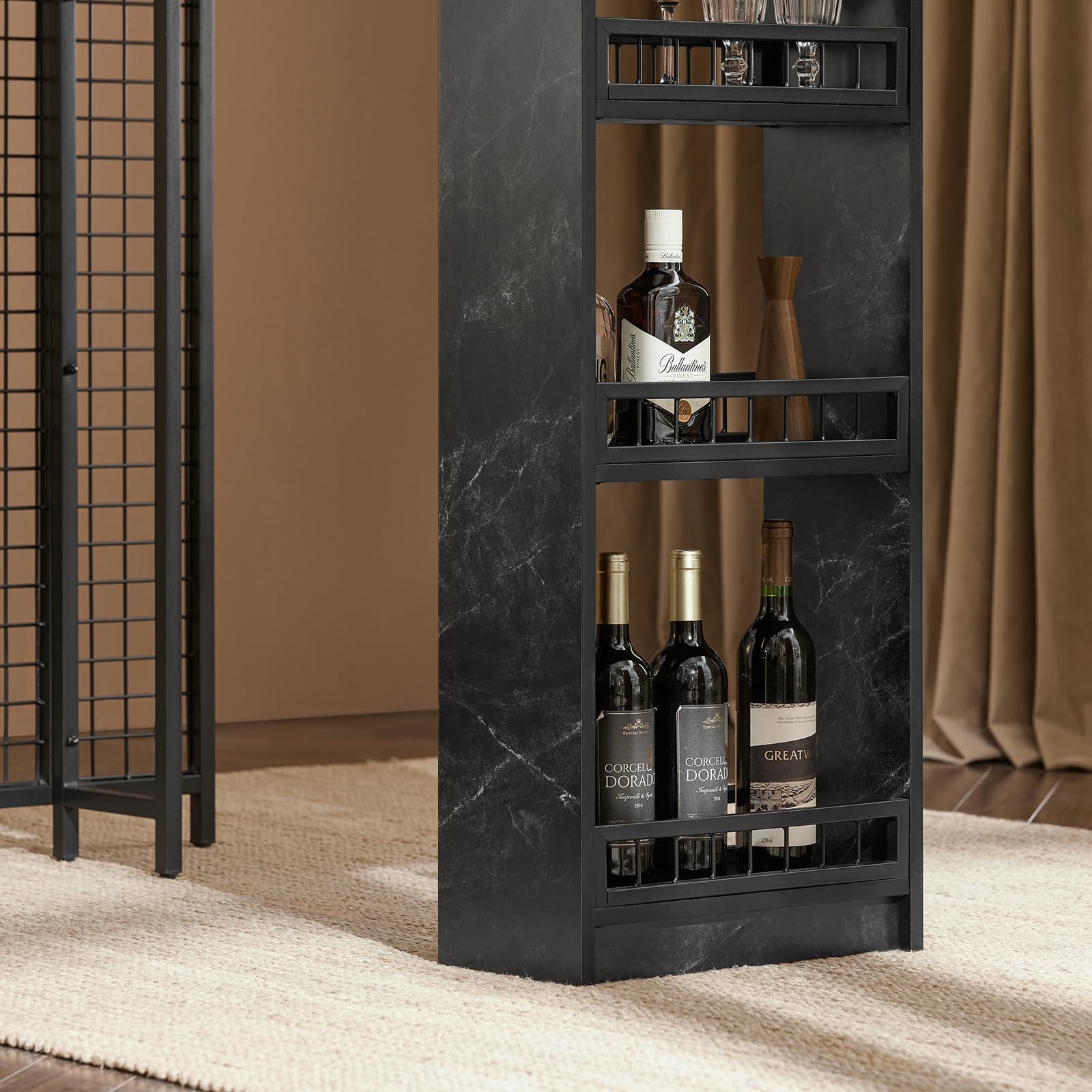 SoBuy Tavolo alto bar Tavolo da pranzo Tavolo da balcone Penisola cucina Nero 120x50x105cm FWT100-SCH