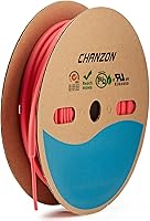 Vista 104 de CHANZON - Relación 3:1 - Rollo de 80 pies - Tubo termorretráctil de 5/8" (15mm) - Grado marino, impermeable, forro adhesivo