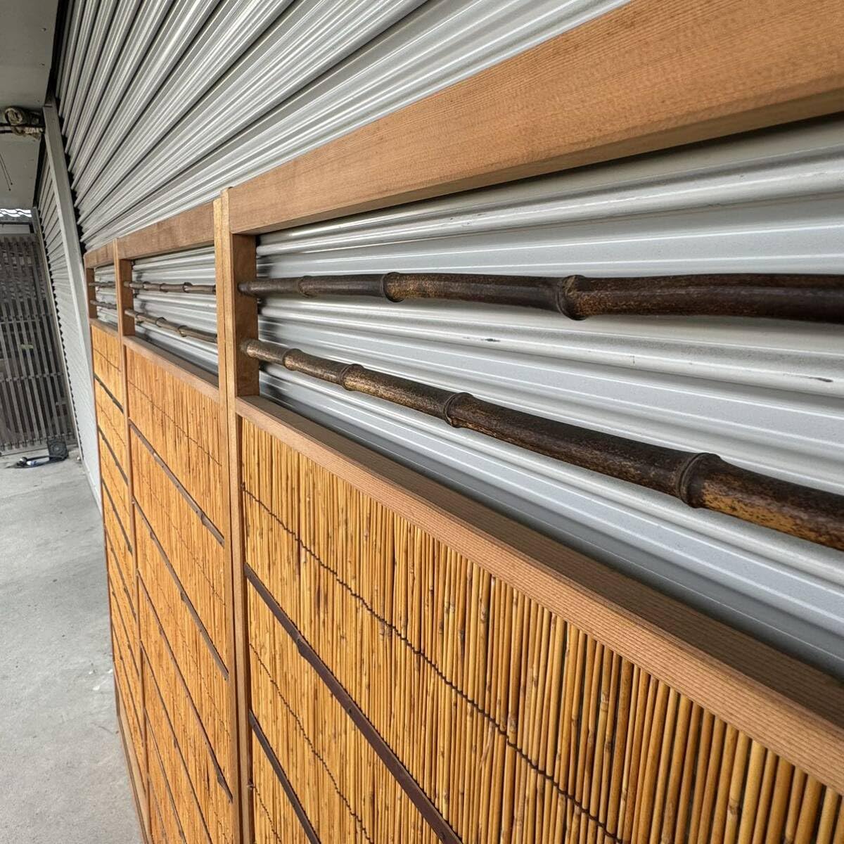 葦戸　京町家夏用 夏用建具 葦戸 4枚 - メルカリ