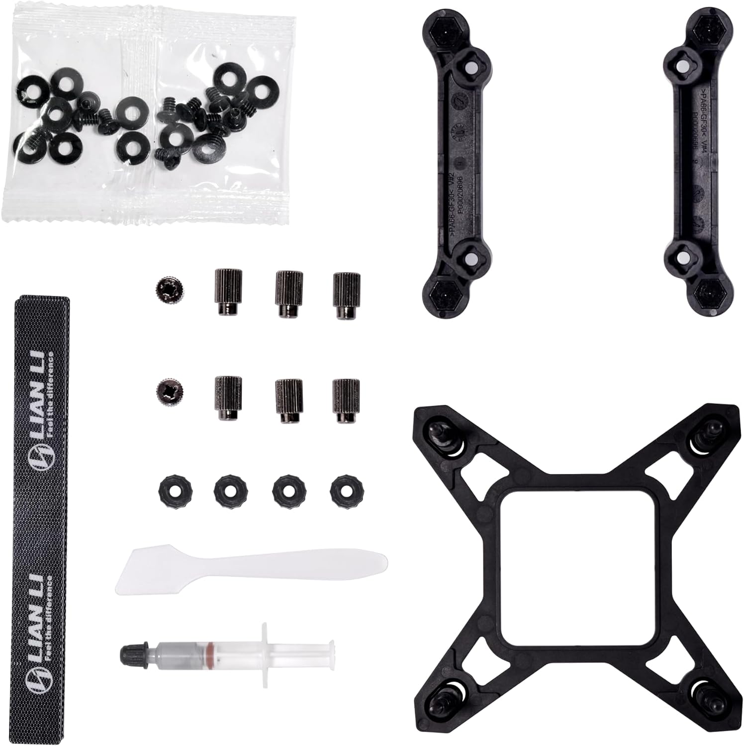 Lian Li GA II LCD 360MM AIO - Asetek 8th Gen - 2.88” IPS LCD screen liquid cooler - Screen recording for videos and photos - Pre-installed daisy-chained ARGB fans or UNI FAN SL-INF fans (GA2ALCD36INB)