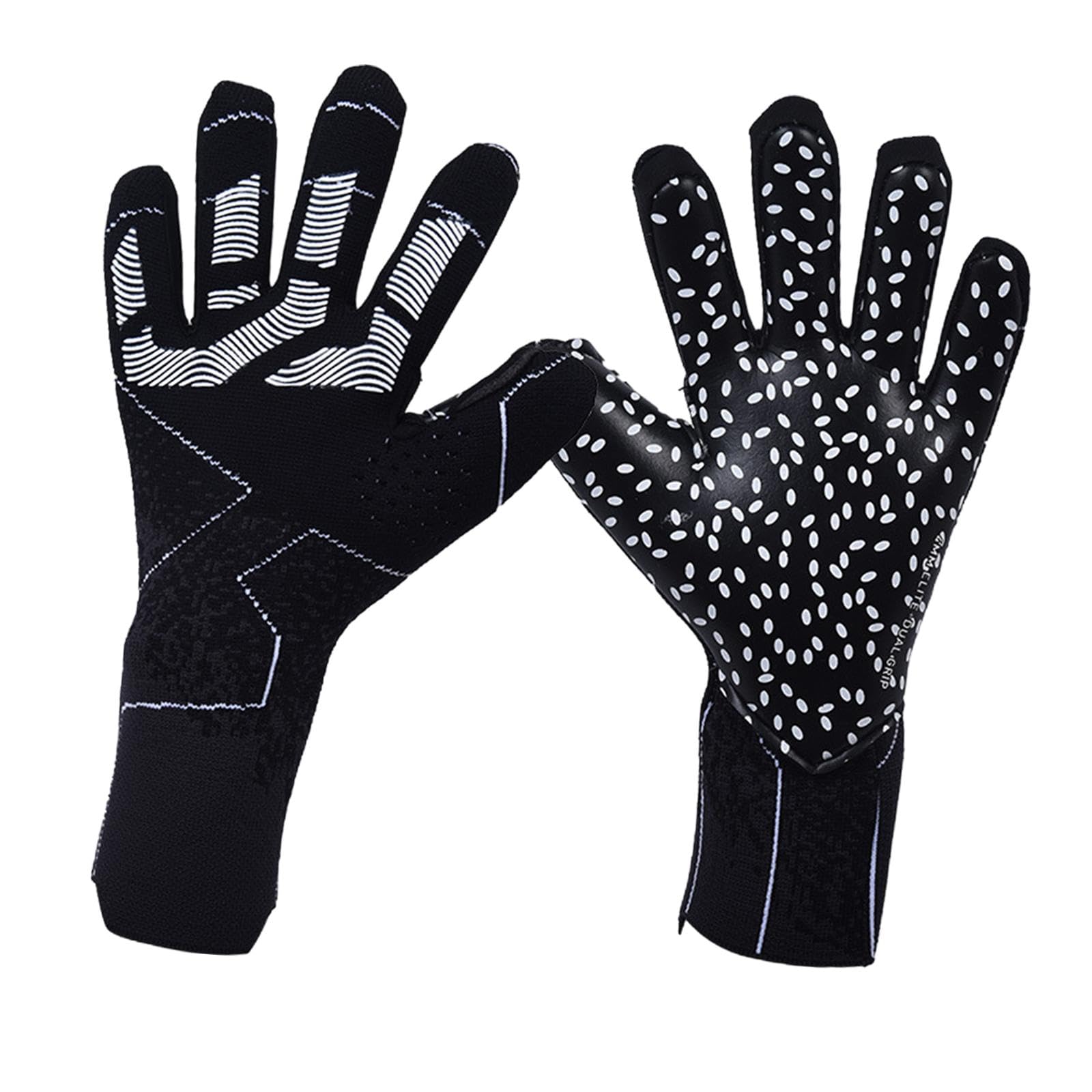 bnf Football Goalkeeper Gloves Thickened High Performance Sport Goalie Gloves Black | Sporting Goods | Team Sports | Soccer | Clothing, Shoes & Accessories | Gloves-image-19