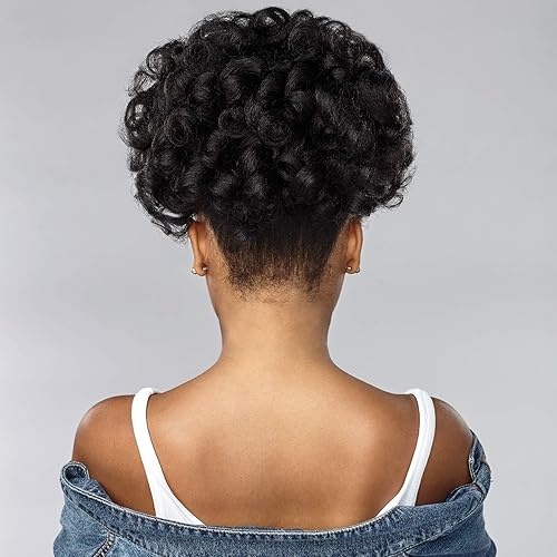 Miniatura 6 de Sensationnel Curls Kinksandco - Top Lady Instant Weavedrawstring Pony Updo para texturas naturales de cabello 3C a 4C (2 MARRÓN OSCURO)