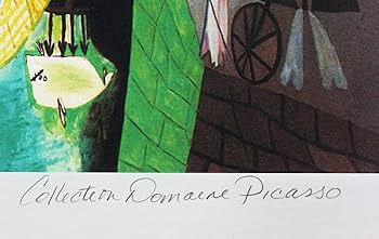 パブロ・ピカソ、Night Fishing at Antibes、希少な画集より パブロ・ピカソ、Night Fishing at Antibes、希少な画集より