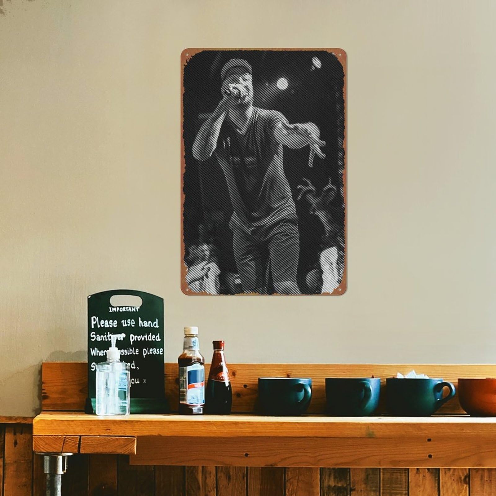 Singer Aesop Rock singer Metal Tin Sign Poster Vintage Art Wall