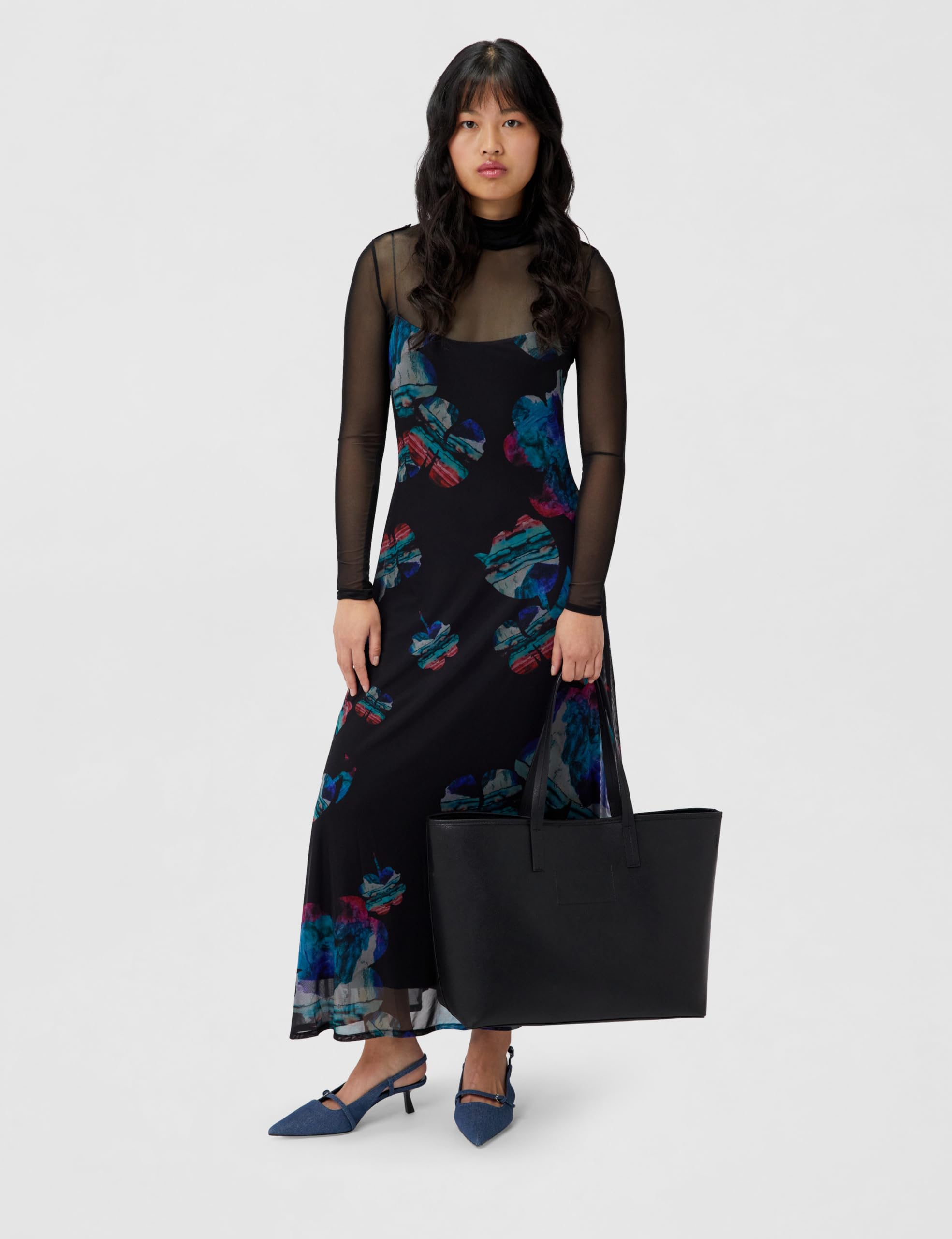 Desigual Vest_Watercolor_Lacroix Casual Dress Mujer