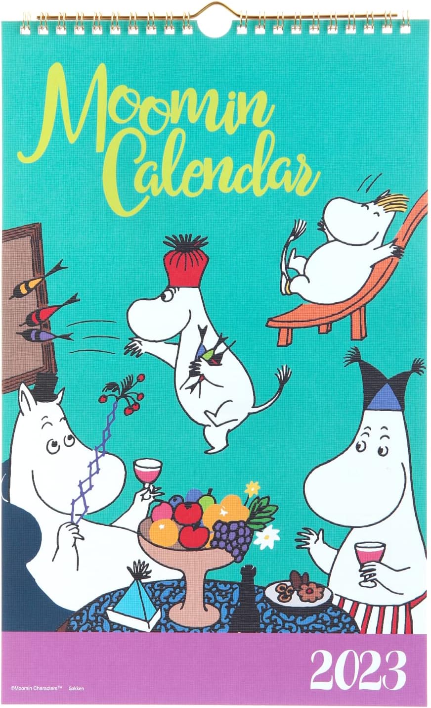 Amazon.co.jp Gakken Staful Moomin DM12009 2023 Calendar Wall Hanging