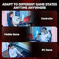 Vista 9 de GTPLAYER Silla de juegos con altavoces Bluetooth, respaldo y altura ajustables, reposabrazos 3D, reposapiés, silla ergonómica para computadora