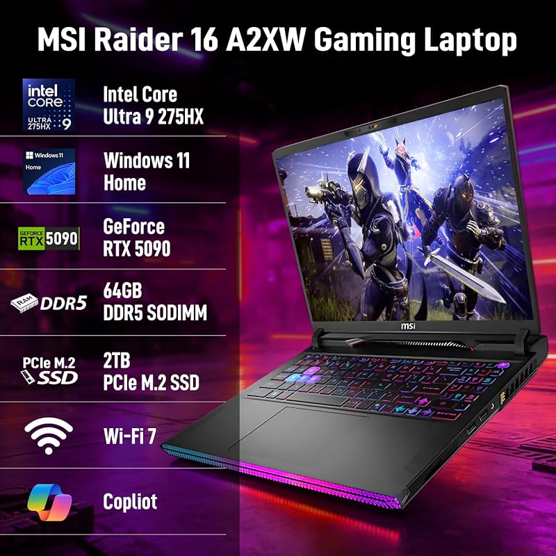 Lenovo Legion 5i 15.1" Intel Ultra 7 255HX RTX 5070 64GB 2TB Gaming Laptop image 2