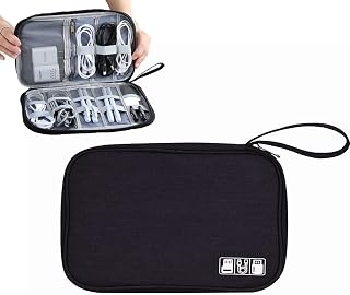 YUNYU Electronics Accessories Organizer Bag, Carry Travel Gadget Bag, Bag Travel Electronics, is an Travel Cable Organiser Bag, for Power Bank, Memory Card, USB Drive, Chargers and Hard Disk.