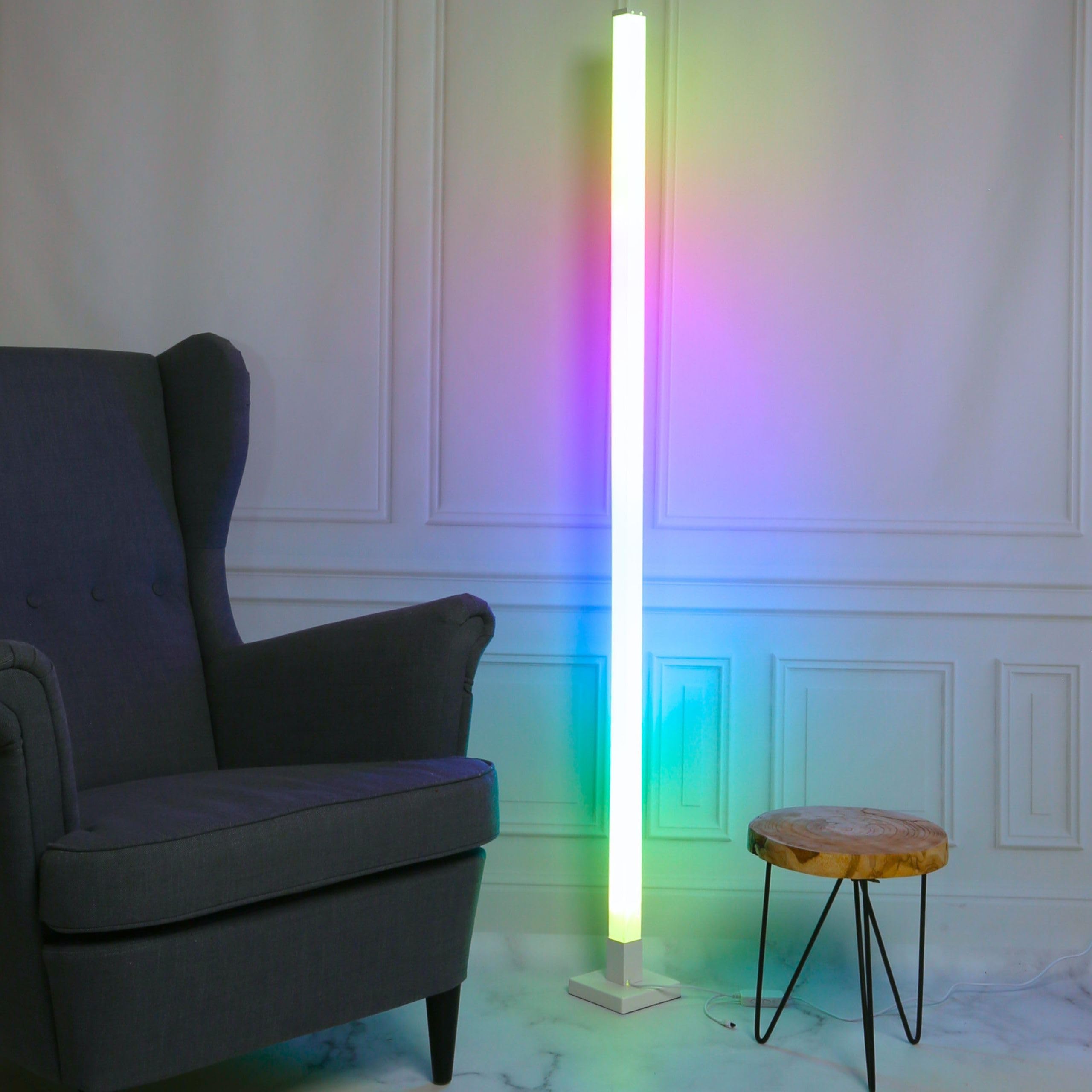 Lampe musicale sur pied RVB TUYA noire