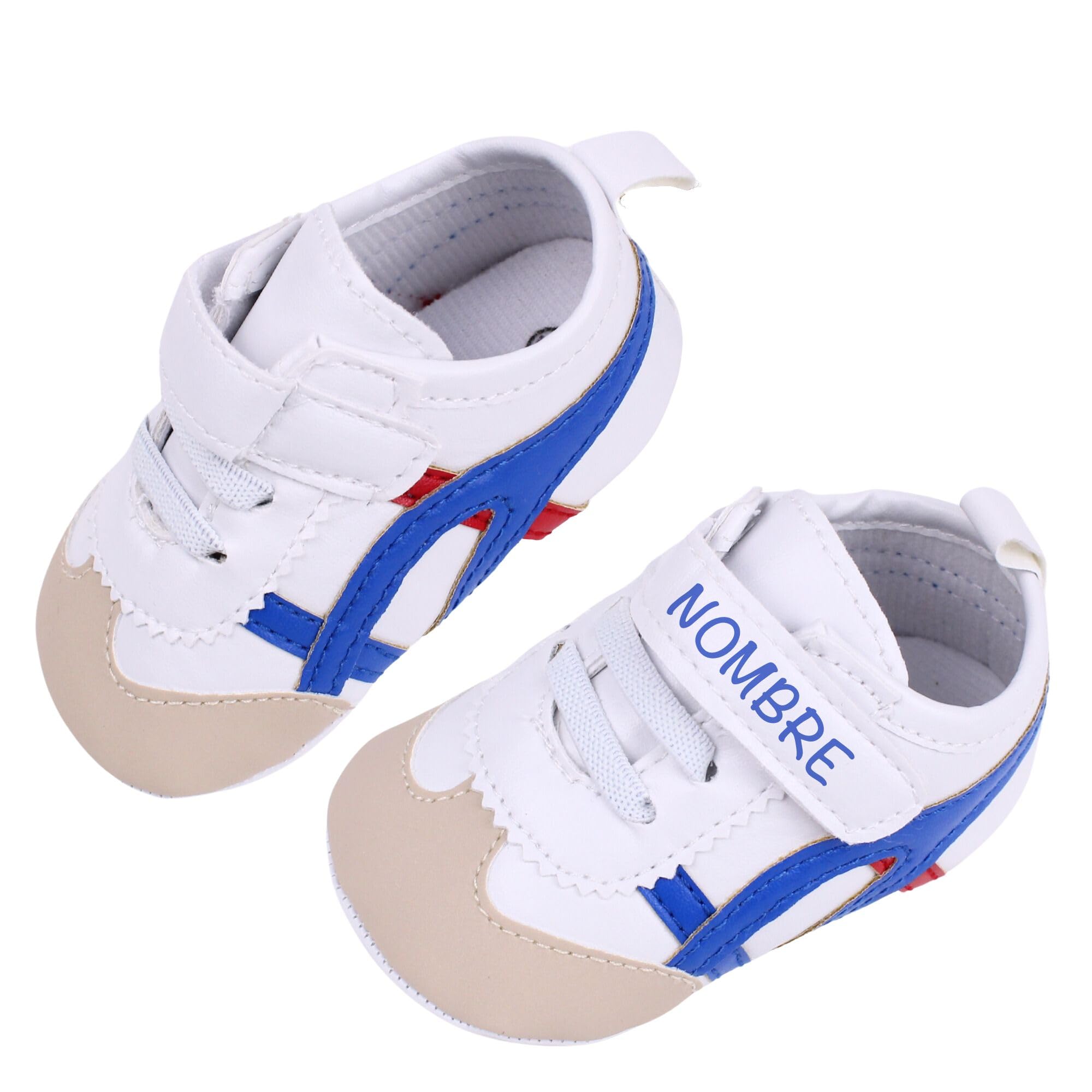 Zapatillas de bebe 0-24 meses personalizadas - Deportivas niño y niña - Regalo bebe - Incluye Bolsa de Transporte