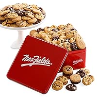 Vista 10 de Señora Fields 48 galletas de tamaño bocado en lata de colección - Surtido con 48 galletas Nibblers en nuestros 5 sabores clásicos de galleta