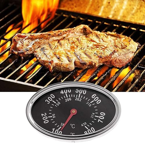 Miniatura 5 de Termómetro de tapa para parrilla de gas Indicador de calor de repuesto para DYNA GLO DGF510SBP, DGF493BNP, BBQ Grillware GGPL-2100, medidor de