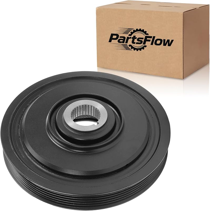 Polia do virabrequim com balanceador harmônico PartsFlow para Honda Accord V6 3.0L 2003–2007