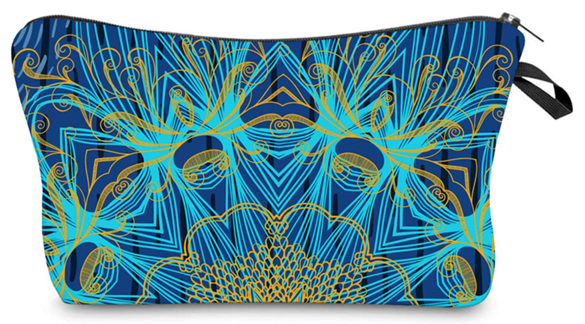 FAVORTALK Cosmetic Bag Travel Makeup Bag Small Cosmetic Bag Make Up Case for Women Organizer Flat Lay Bag Travel Wash Kit Women B0975 - 4