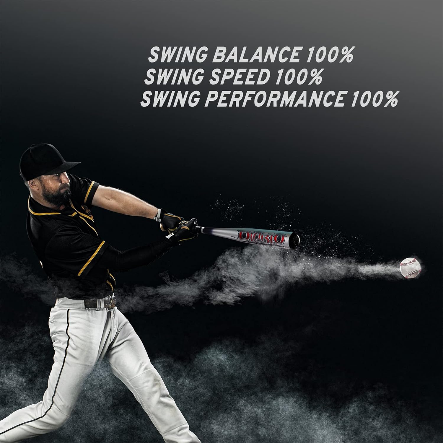 Tyranno Sports Diablo Aluminum Baseball Bat, Powerful Pro Bats for Highschool, College, Youth Players - 33"/28oz : Sports & Outdoors