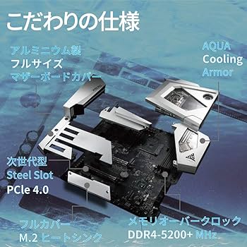 マザーボード X570 AQUA ASRock > X570 AQUA