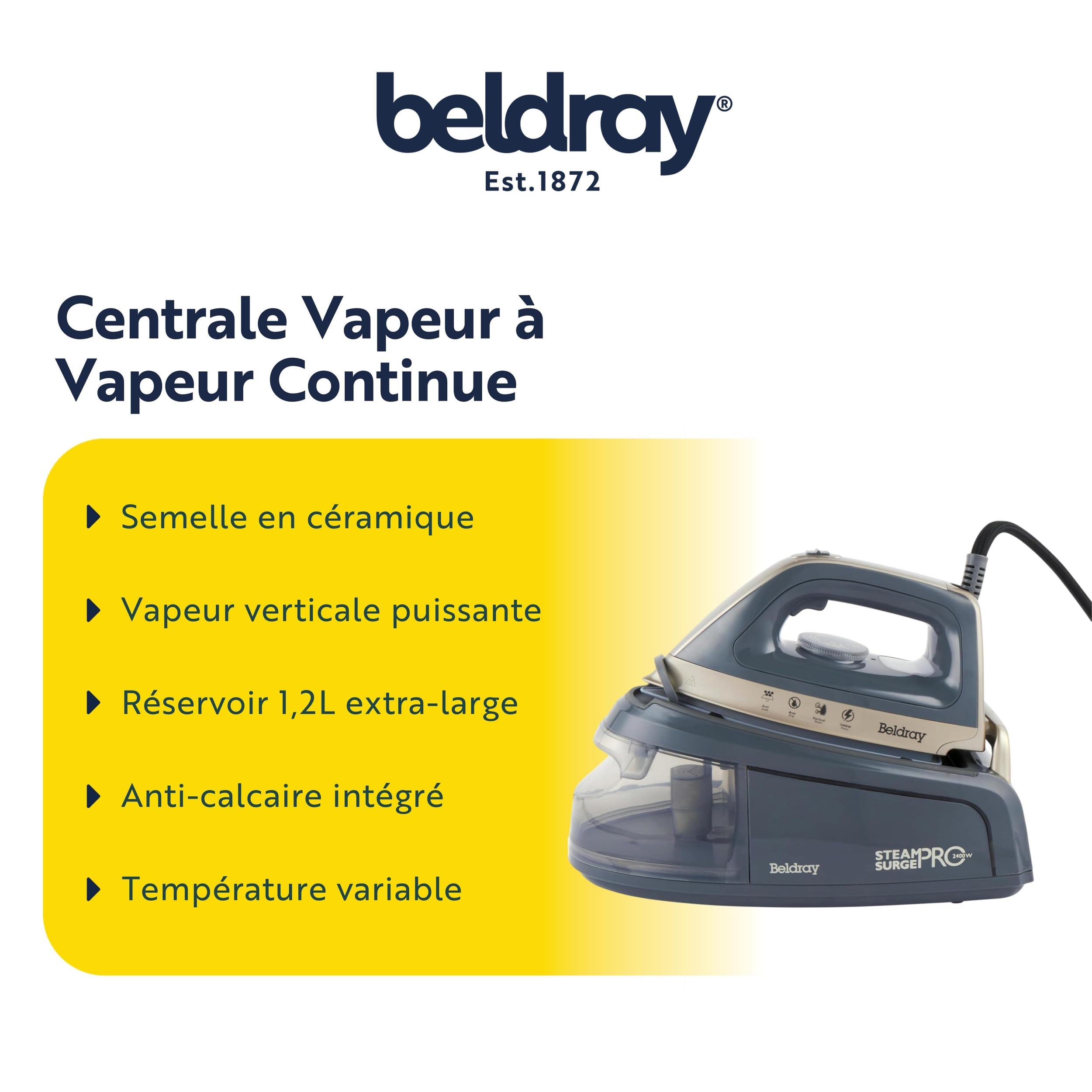 Beldray Fer à vapeur