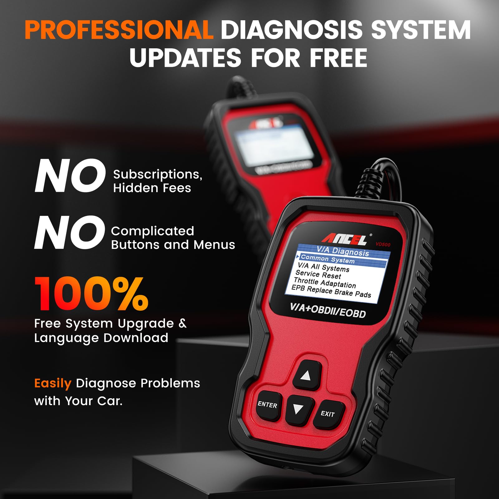 Amazon.co.jp: ANCEL VD500 OBD IIフォルクスワーゲンVW Audi Skoda