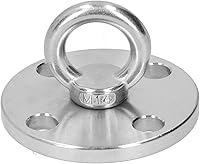 Vista 7 de Colgadores de columpio resistentes, gancho colgante de hamaca de capacidad de 1100 libras, juego de ganchos de fijación de columpio de acero