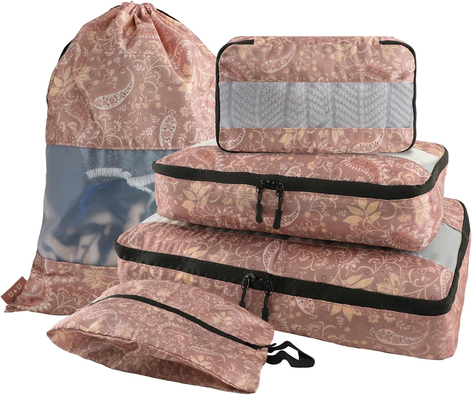 Ultralight Packing Cubes Set with Laundry & Shoe Bag for Travel Ultralight Packing Cubes Set with Laundry & Shoe Bag for Travel