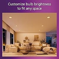 Vista 5 de PHILIPS LED 60W Slim 6-inch Canless Downlight 2-Pack Selectable White Multi-CCT 1000 Lumen (11.5W = 60W) Dimmable No Housing Required