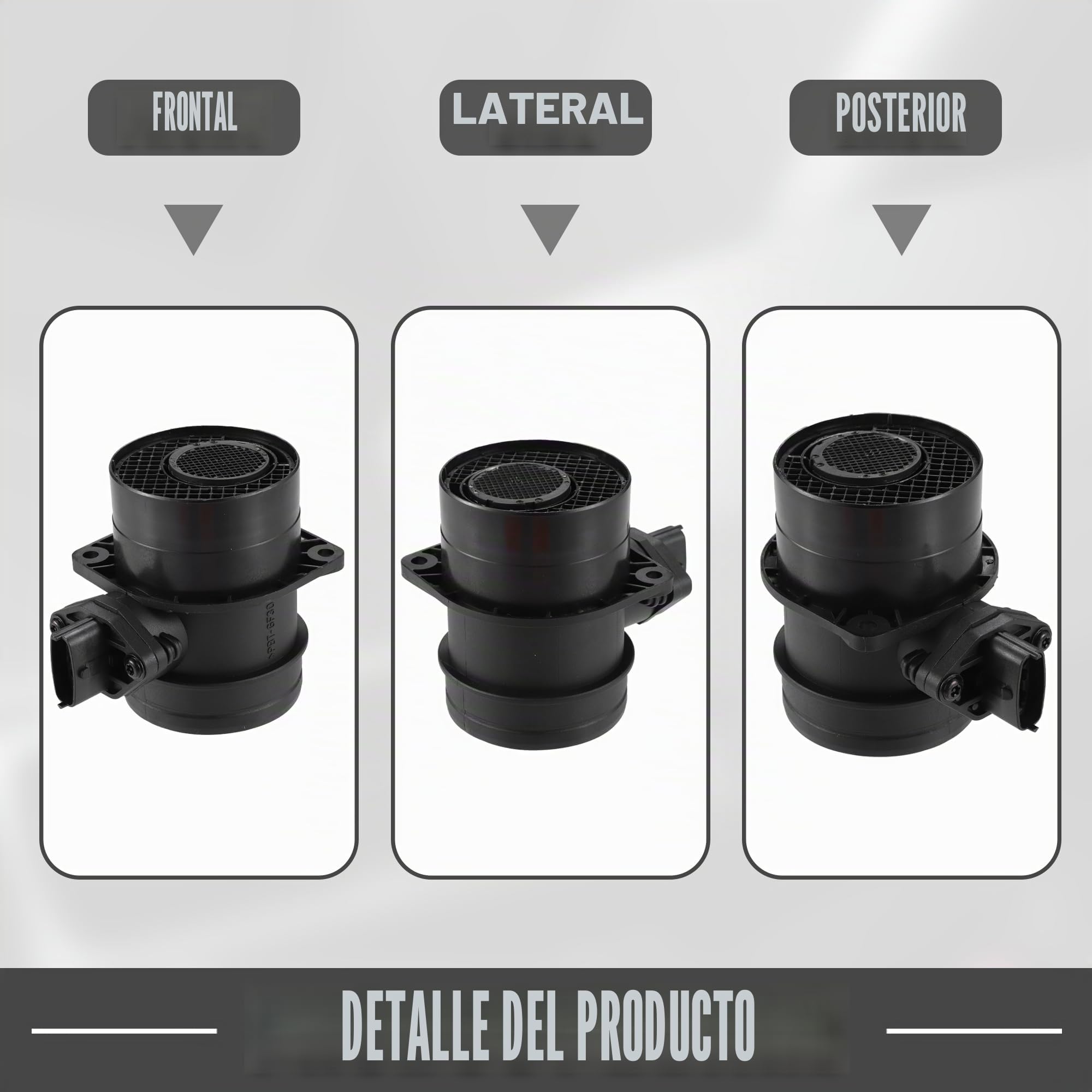 A ABSOPRO Medidor De Flujo De Aire Masivo Maf Para Kia Sorento 05-08 1Pc | Negro, Plastico, 13X9X11Cm, 5 Pines, Oe 28164-4A000/281644A000, Para Kia Carnival Sedona 02-06, Para Hyundai Terracan 03-07