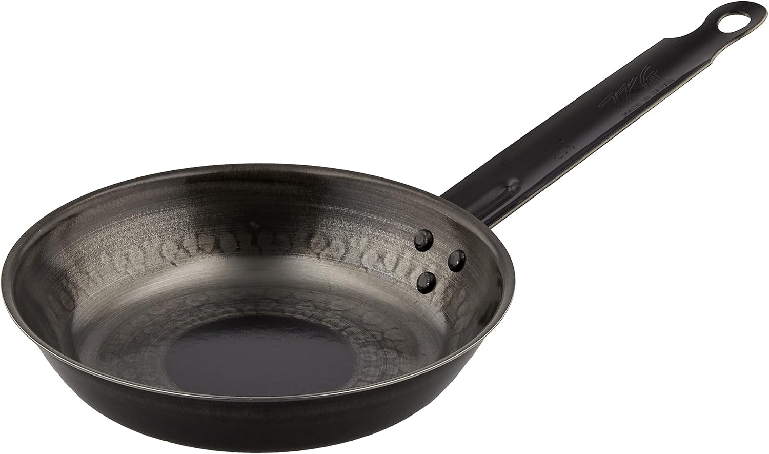 遠藤商事 Endo Shoji AFL0905 Iron Lightweight Frying Pan, 6.3 inches (16 cm), Blue Temper Wood, Made in Japan