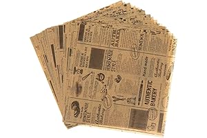 100 Sheets Eco-Friendly Newsprint Parchment Paper