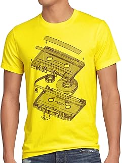 DJ Tape Camiseta para Hombre T-Shirt Turntable 3D MC