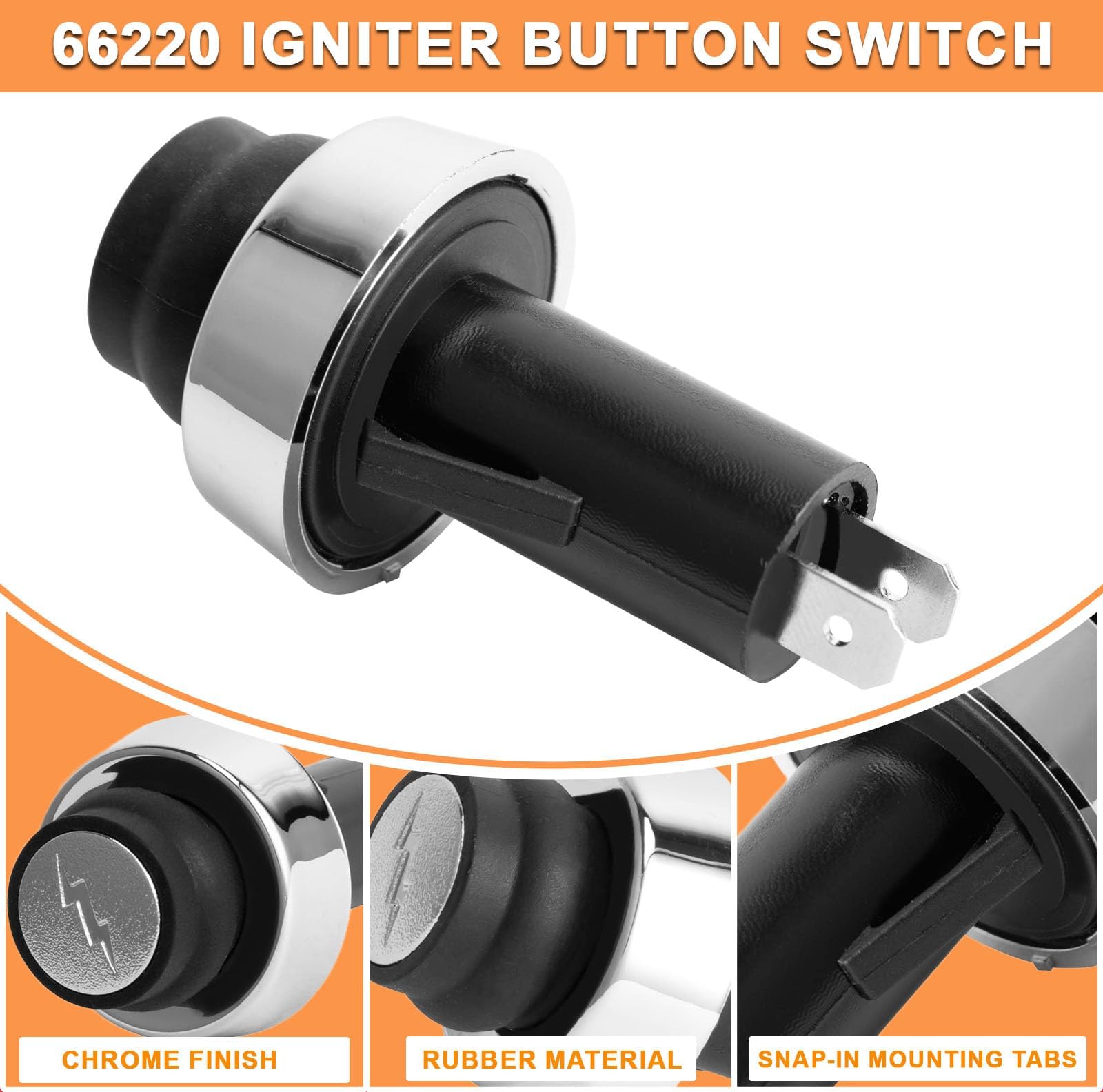 Interrupteur Barbecue Weber Genesis II Bouton Allumage Weber Genesis II - Pièce Rechange 66220 - Installation Facile Interrupteur Genesis II Spirit