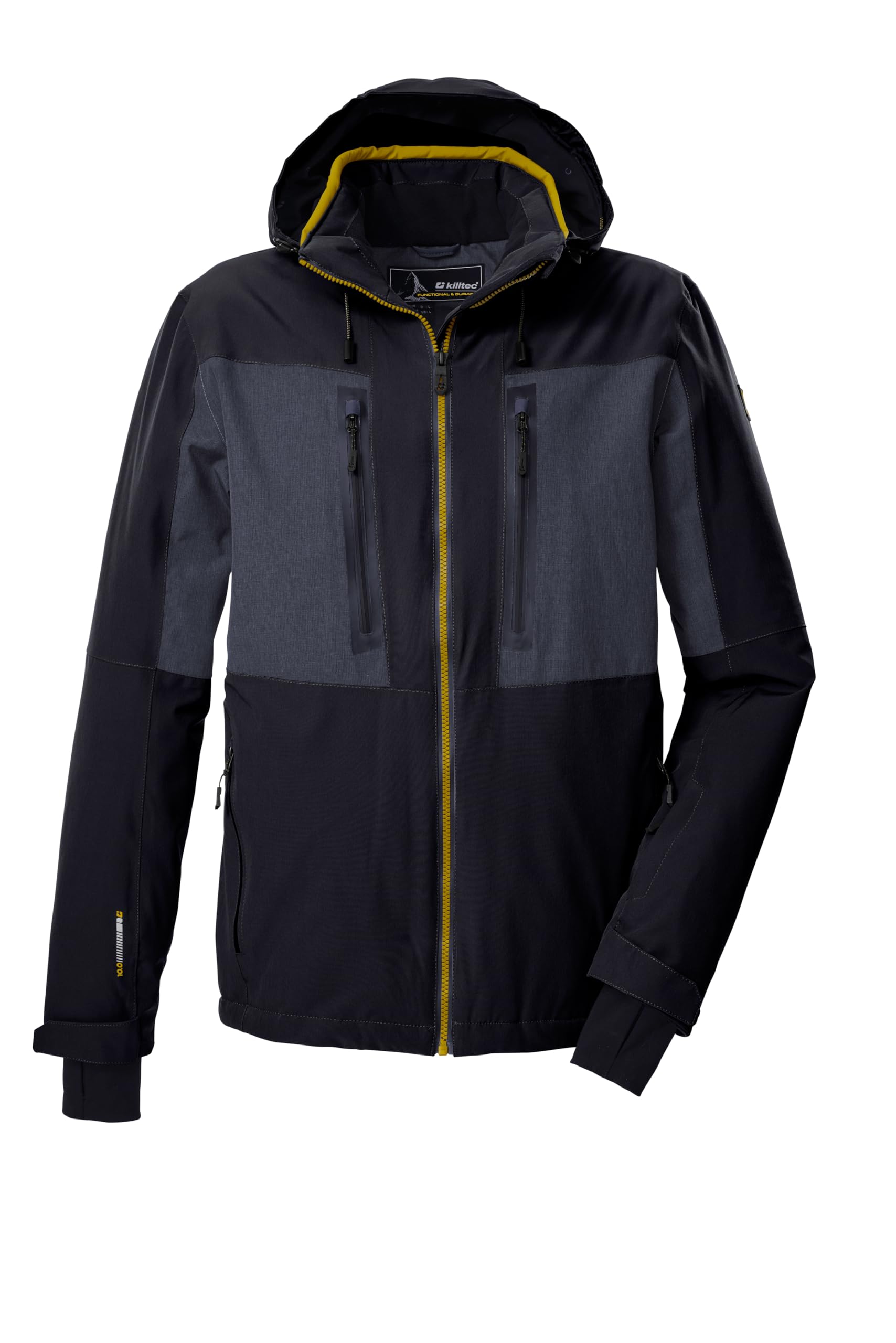 Killtec Herren Ksw 47 Mn Ski Jckt Skijacke/Funktionsjacke mit abzipbarer Kapuze und Schneefang