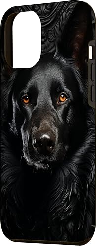 Miniatura 2 de Funda para iPhone 13 Pro Max Black German Shepherd