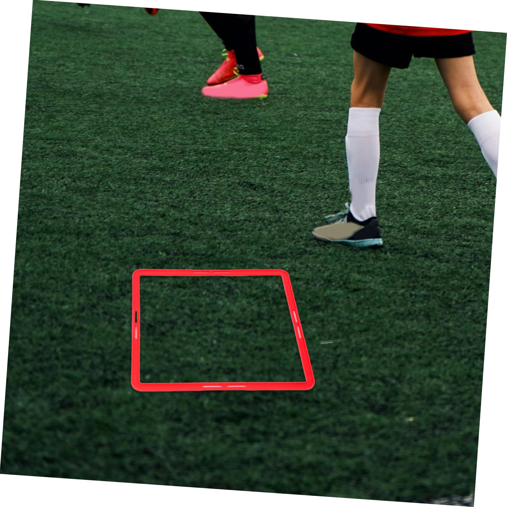 TOYANDONA 6pezzi Anelli Agilità per Allenamento Calcio Anelli Multifunzione per velocità Riutilizzabili Colori Brillanti Resistenza Cadute per Basket e Calcio