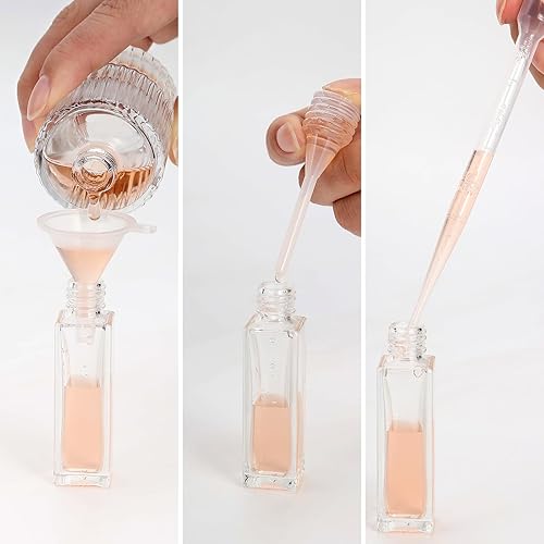 Miniatura 5 de 10 piezas de kit de herramientas de recarga de perfume, herramientas de transferencia de dispensador de perfume de plástico, juego de herramientas