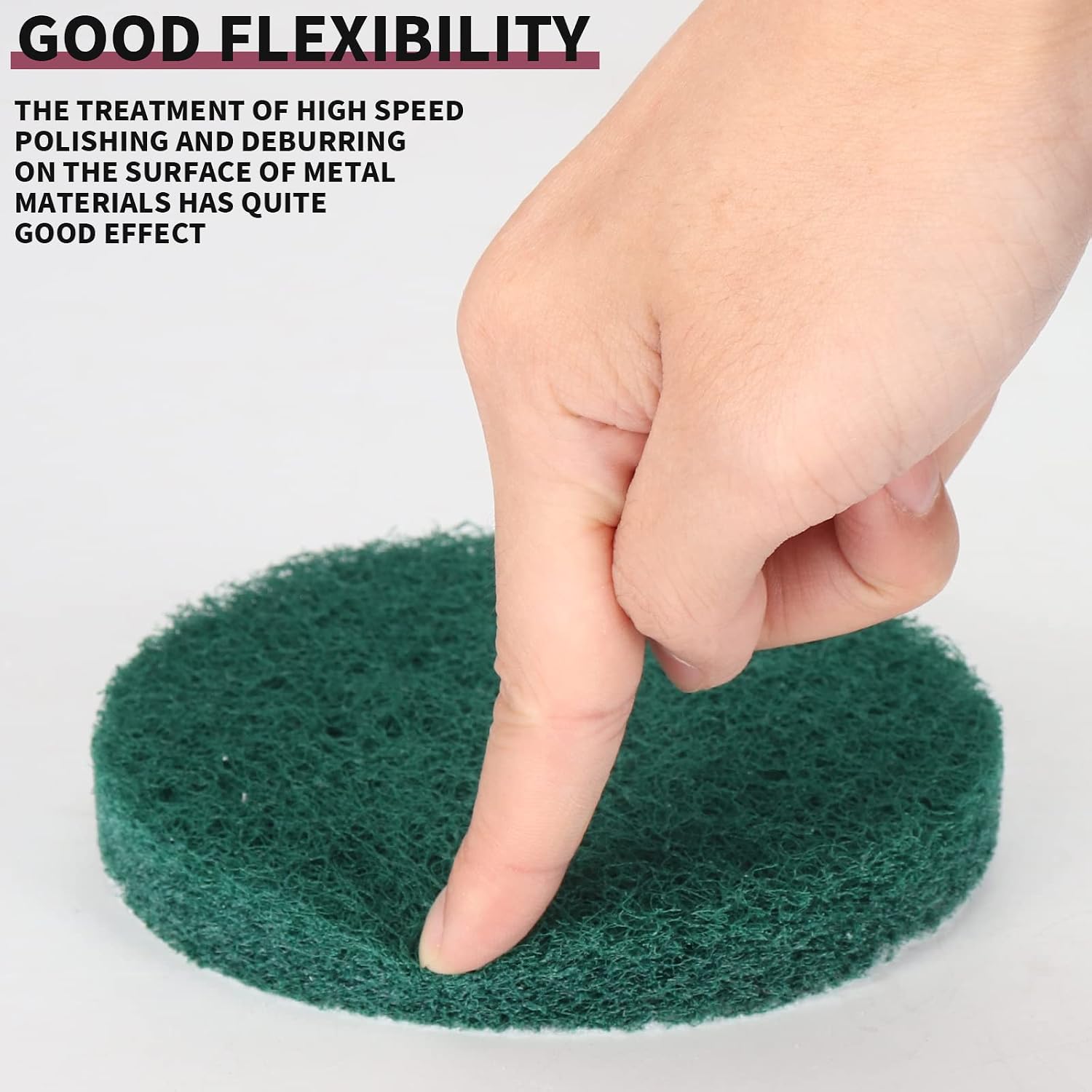 4 Inch Drill Brush Power Scouring Pads - Heavy Duty Tub and Tile Cleaner - Household Cleaning Kit Includes Drill Attachment, 5 Red, 5 Stiff Green Scrubber Pads