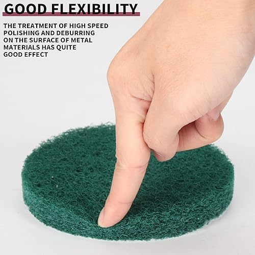 Miniatura 3 de Cepillo de taladro de 5 pulgadas, limpiador de azulejos y bañera resistente, kit de limpieza para el hogar, incluye accesorio de taladro, 5 rojas, 5