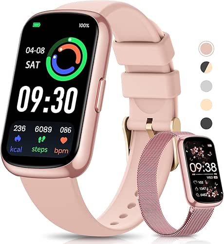 Fitness Tracker- Smart Watches for Women Men with 24/7 Heart