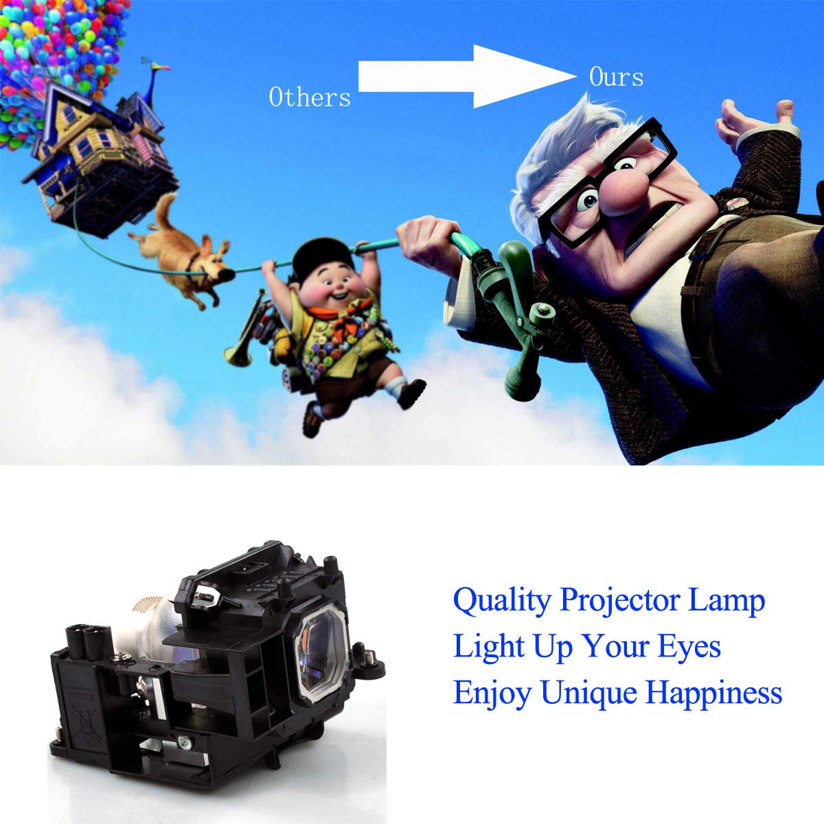 NP16LP / 60003120 Replacement Bulb Projector Lamp For NEC M260WS - View #5