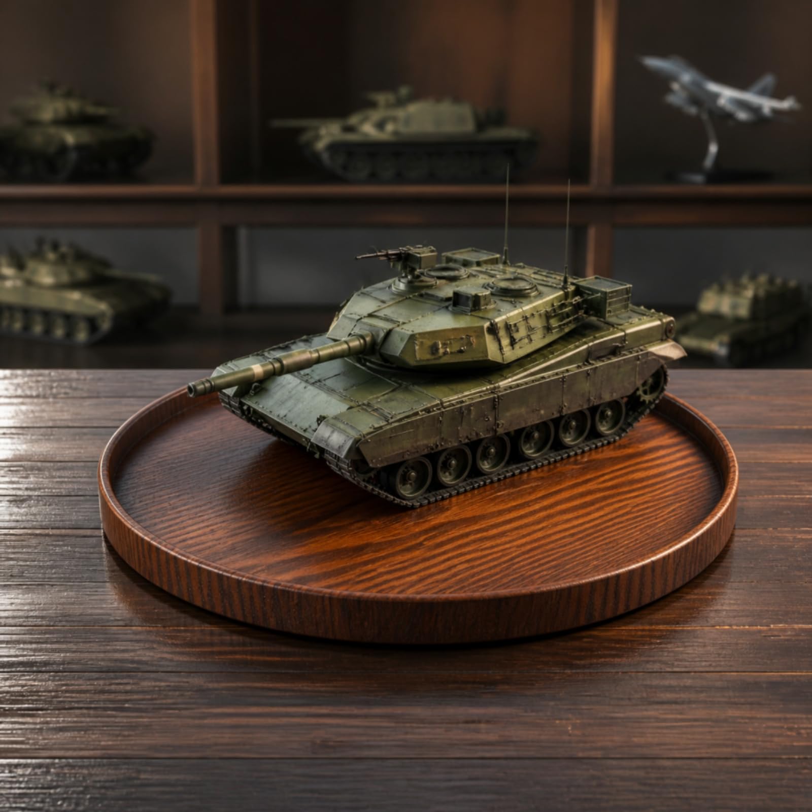 Display Base Holz Sockel Podest Präsentationsplatte mit Stabiler Flacher Plattform Und Schützender Kante für Miniaturwelten Natürliche Holzstruktur für Modellbau Dioramen Sammlungen Ausstellung