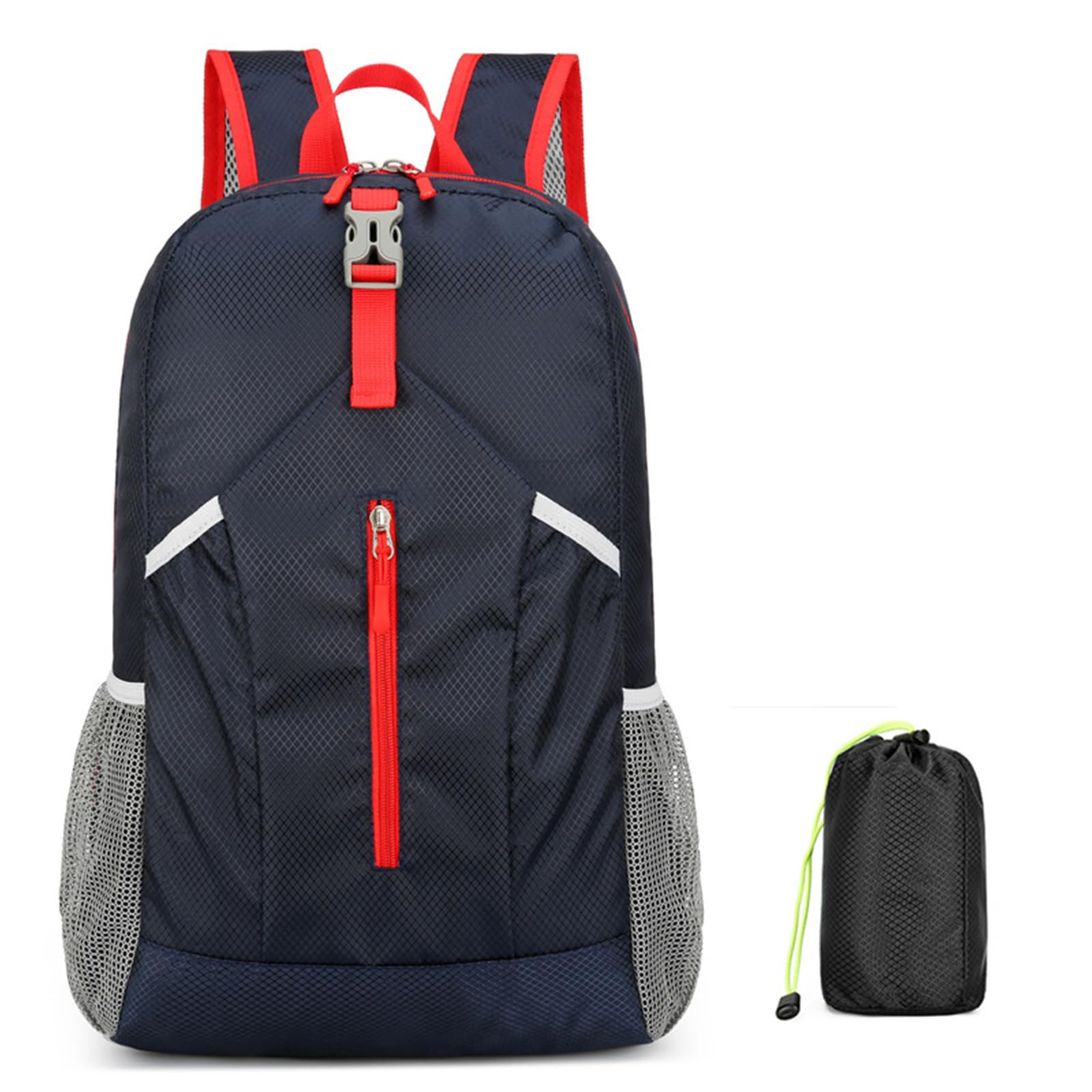 MICFENY Hiking Daypack Ultralightweight Packable Backpack Splashproof Foldable Pack Travel Daypack for Outdoor Camping Climbing