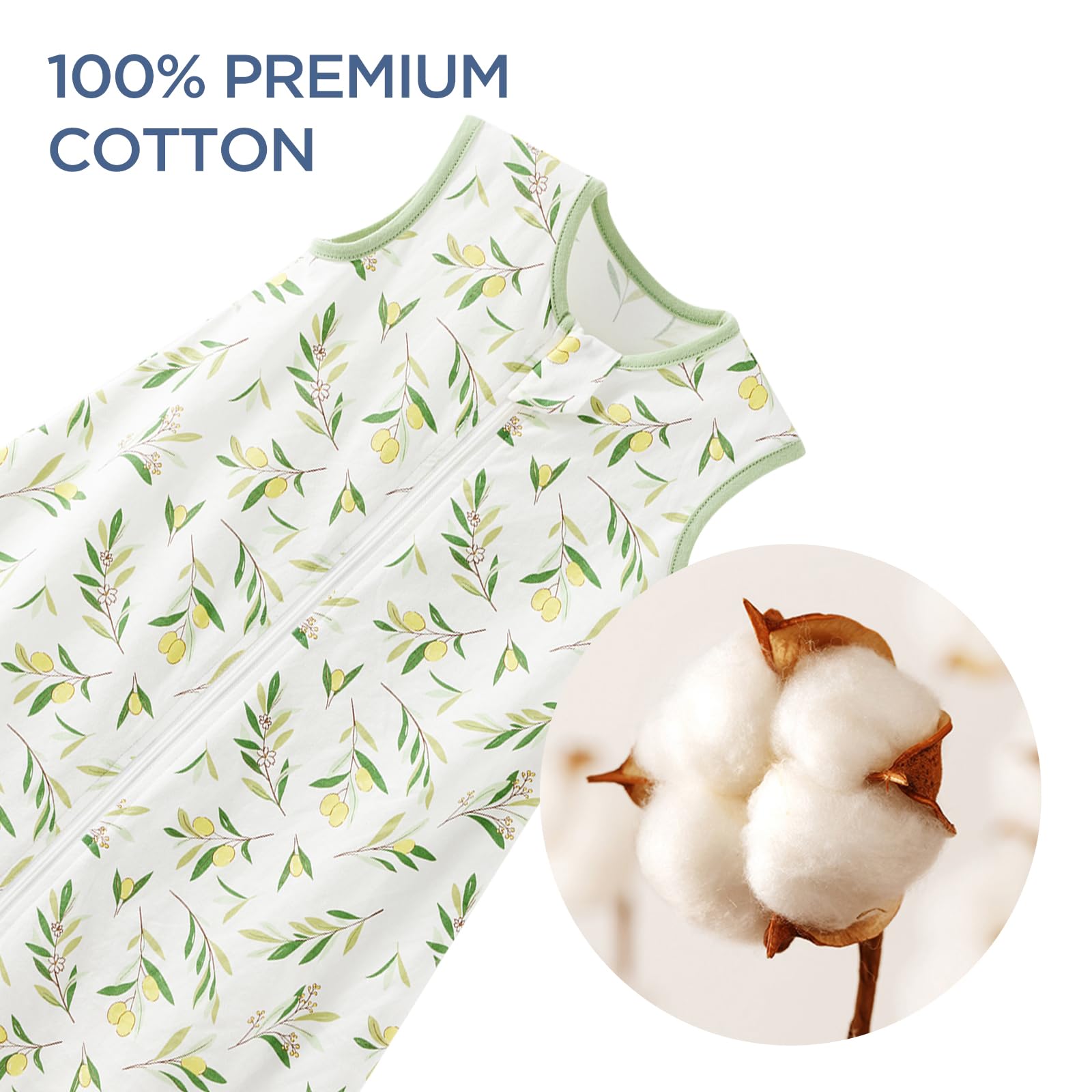 Duomiaomiao Baby Sleeping Bag 1.0 Tog Sleep Sack - Image 2