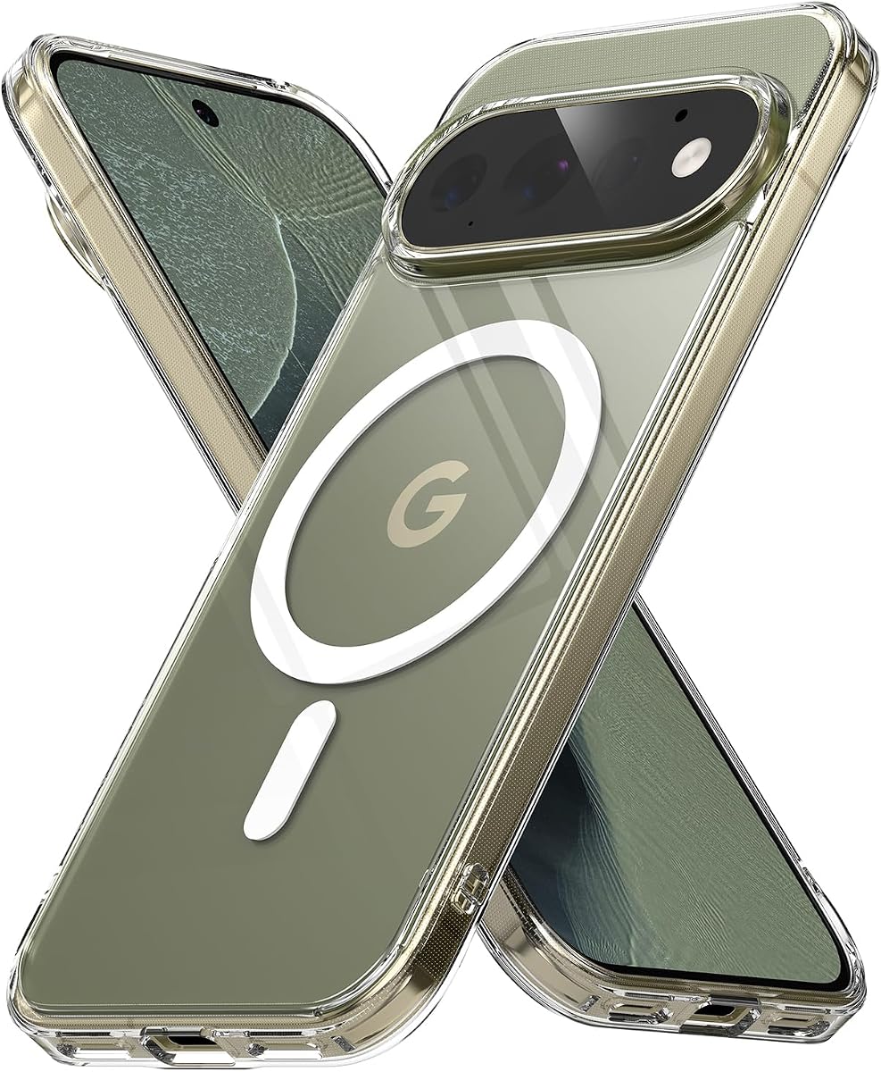Ringke for Google Pixel 11 Pro Case [Fusion Magnetic Clear] | Compatible with MagSafe, UV Coating for Scratch & Discoloration Resistant, Shockproof Air Pockets