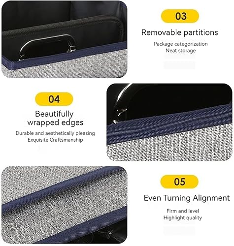 Miniatura 6 de Trunk Organizer - Foldable Vehicle Storage Containers, Storage Box, Easy to Use, Car Accessories for SUV Auto Travel Office Document Grocery Moving