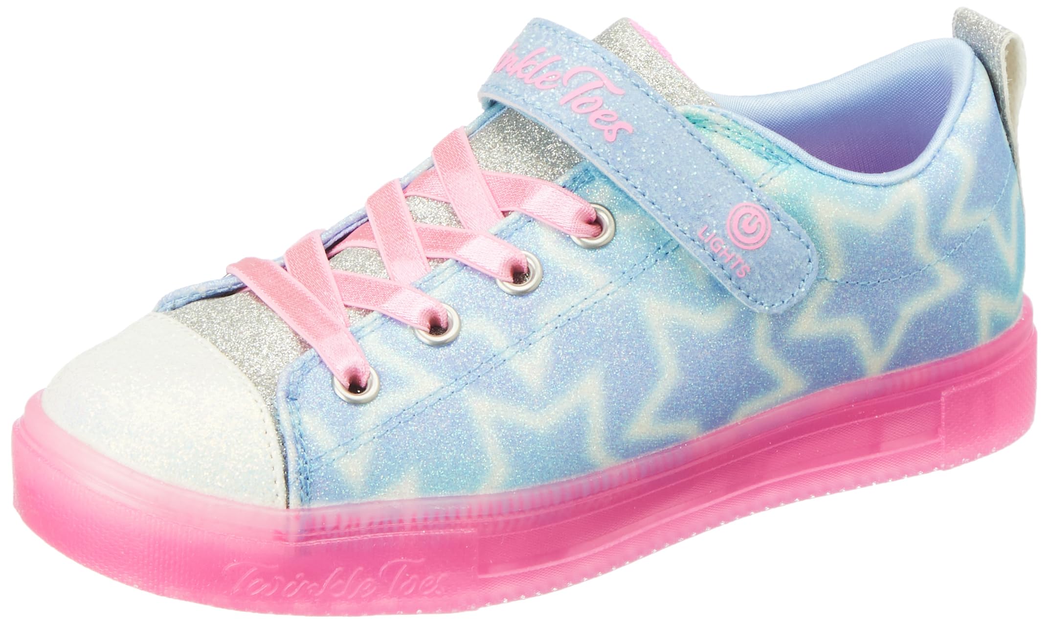 Skechers Girls Twinkle Sparks ICE - DREAMSIC LBMT Sneaker - 1 UK (314782L) Light Blue/Multi (B0B1S1N6B5) Amazon Price History, Amazon Price Tracker