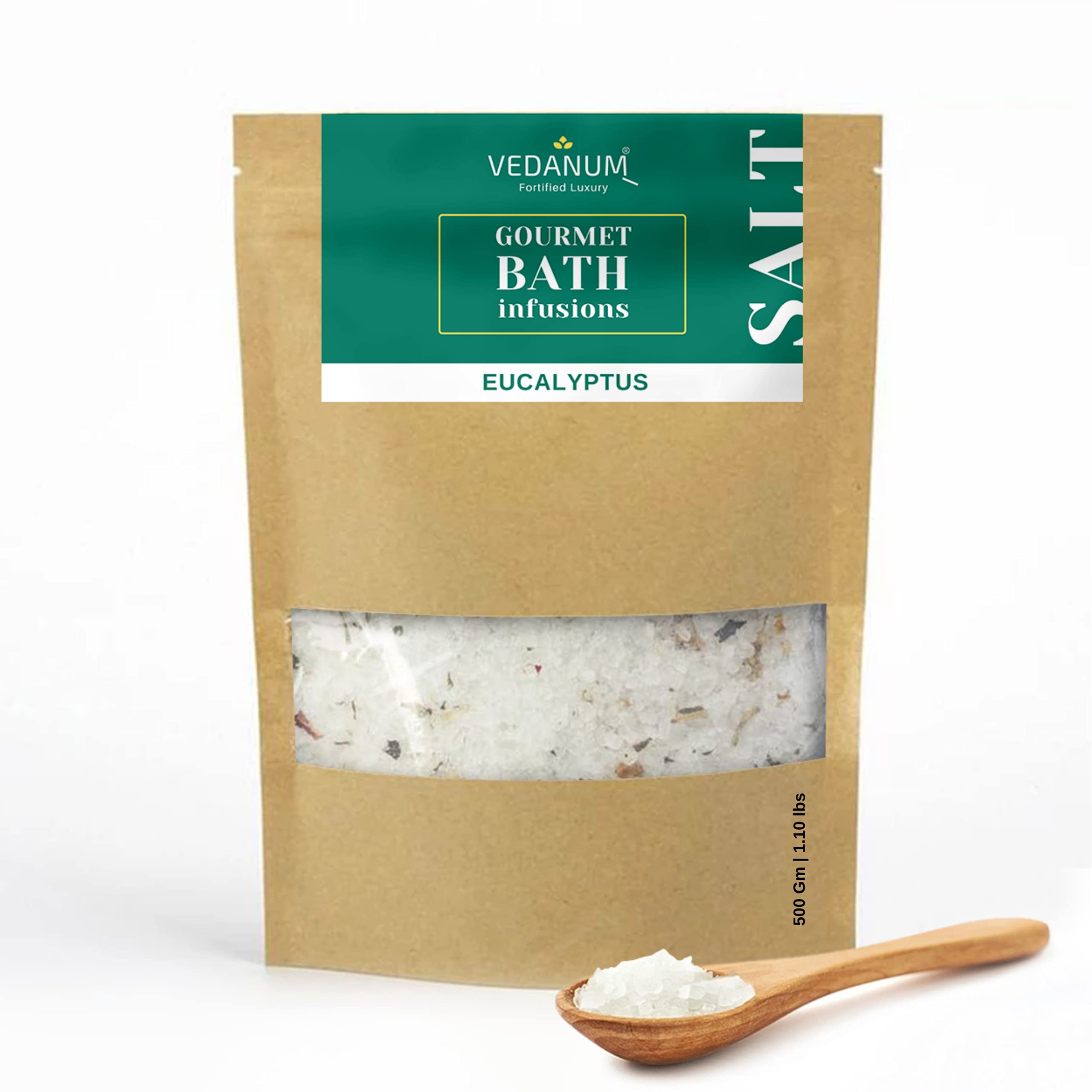 Gourmet Infusion Aroma Bath Salt with Pure Epsom Salt, Himalayan Pink Salt and Eucalyptus Therapy | Muscle Relief, Acne Removal, Pain Treatment, Foot Massage, Relaxing Minerals-image-18