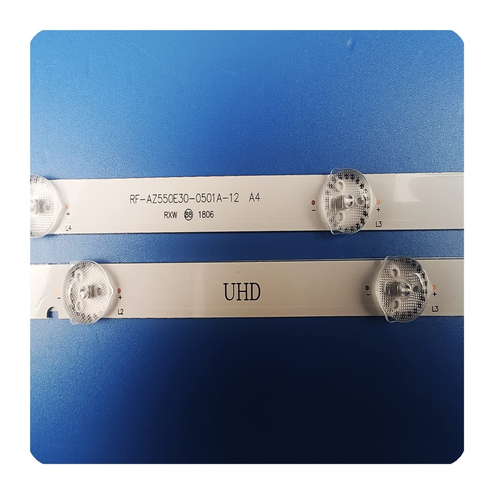 CARZE Bande de rétroéclairage LED pour LG 55" TV 55UJ6200/6300/55UJ620V/55LJ540V/55UJ6300/SDL550WY/LD0-910/LC550EGJ/55M9/55E388G