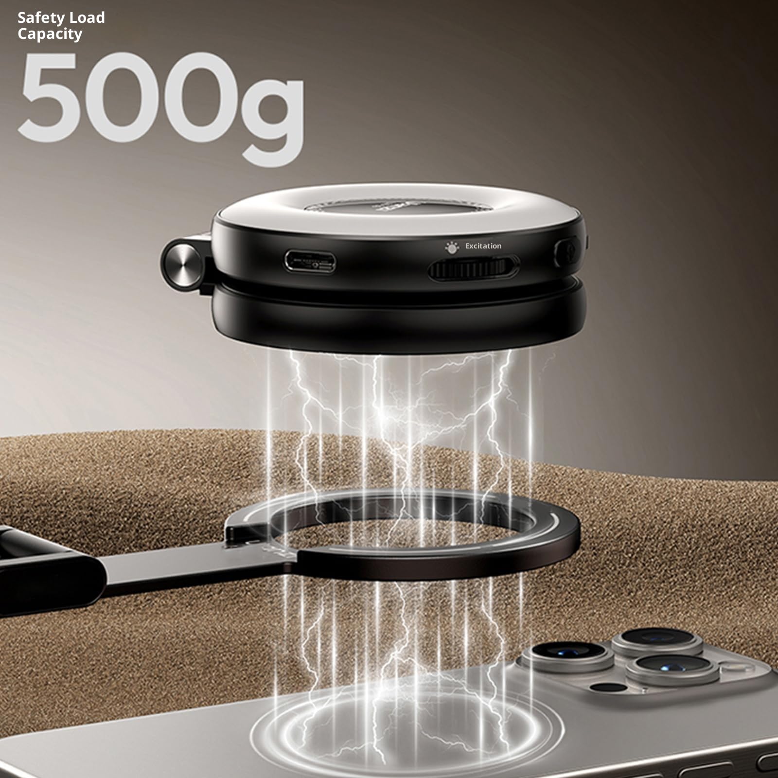 Supporto per smartphone pieghevole in alluminio Supporto Treppiede Staffa per il Telefono 17 16 15 Desktop/Uso palmare Portatile Viaggi Phone Holder