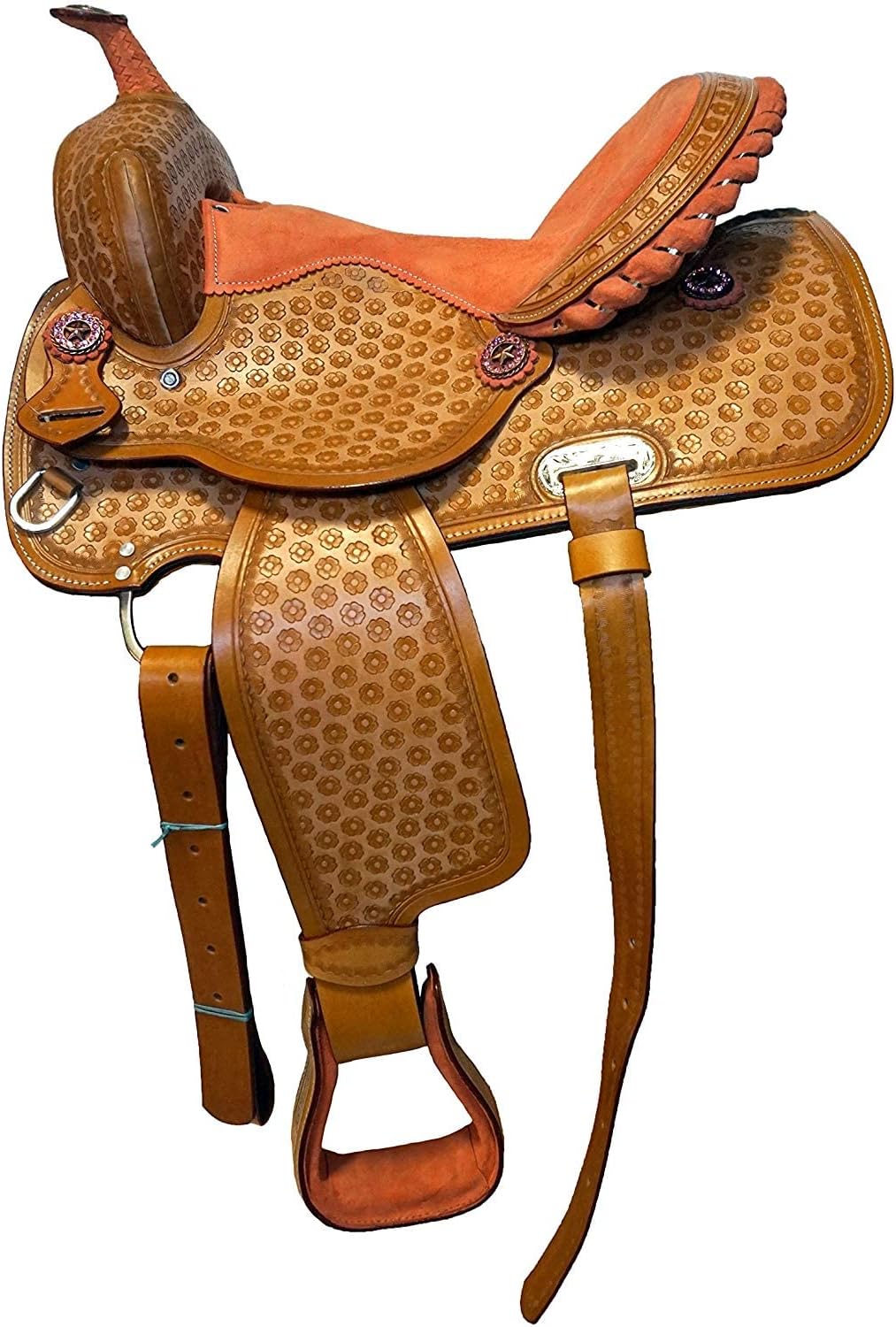 8" inches Seat Children Miniature Pony Kids Horse Saddle Western Equestrian Trail Premium Leather for Horse Riding and Best Horse Rider Pony Kids Miniature 8" inch Horse Saddle, LP88